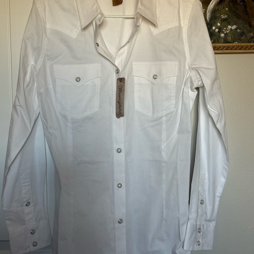 Wrangler Women’s White Western Shirt